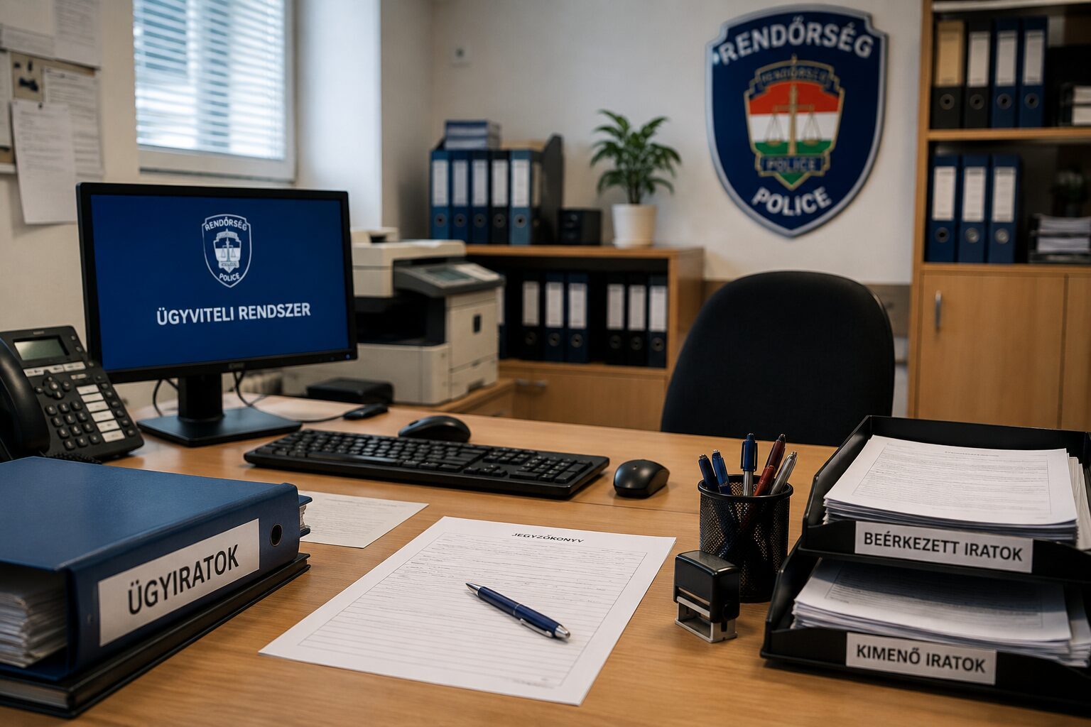 Pályakezdőként egy vidéki Rendőrőrsön – pontosság, iratkezelés és felelősség