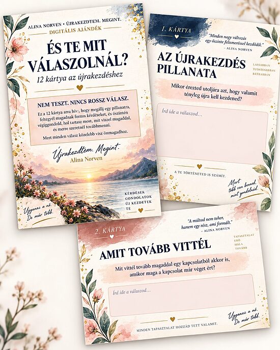 És te mit válaszolnál? – 12 kártya az újrakezdéshez