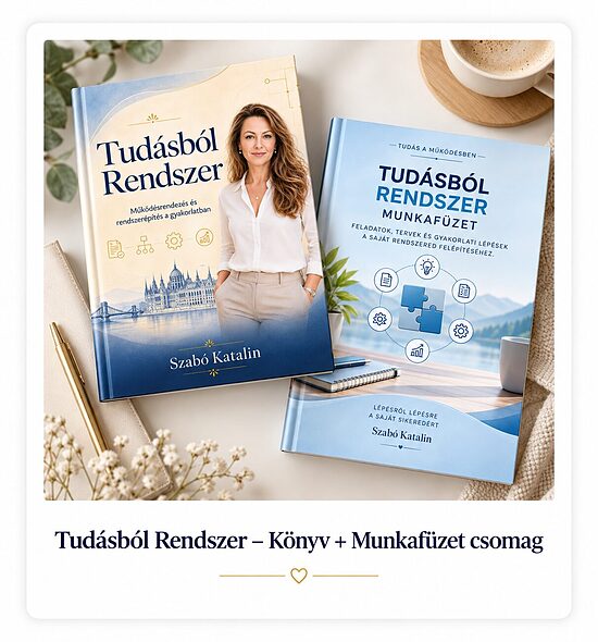 Tudásból Rendszer – Könyv + Munkafüzet csomag