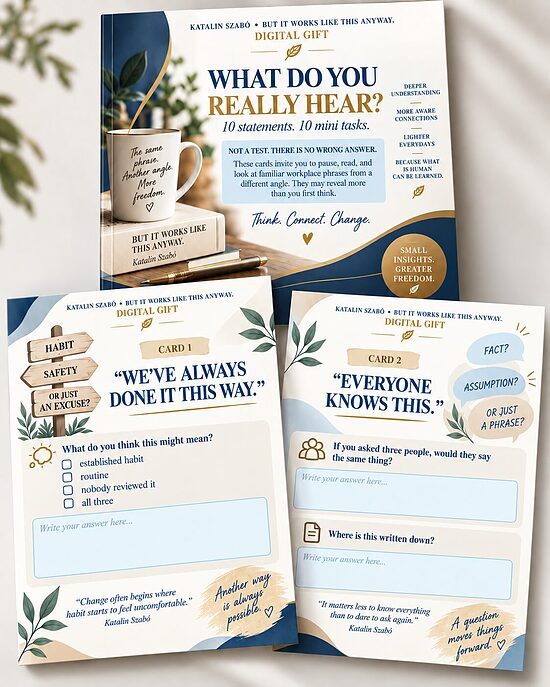 And What Would You Choose? – 12 Cards to Rethink How Things Work