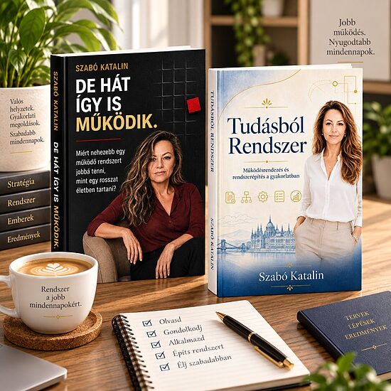 De hát így is működik. + Tudásból Rendszer – Könyvcsomag
