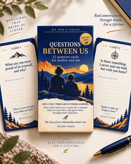 To my child – My Son’s Voice – Gift Question Cards